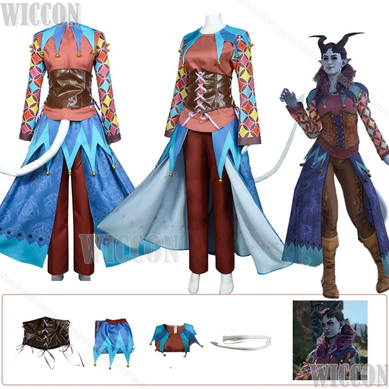 Alfira Game BG3 Cosplay Baldur's Full Set Gate 3 Cosplay Costume Women Uniform Halloween Party Carnaval Clothing Npc Customized
Alfira Game BG3 Cosplay Baldur's Full Set Gate 3 Cosplay Costume Women Uniform Halloween Party Carnaval Clothing Npc Customized