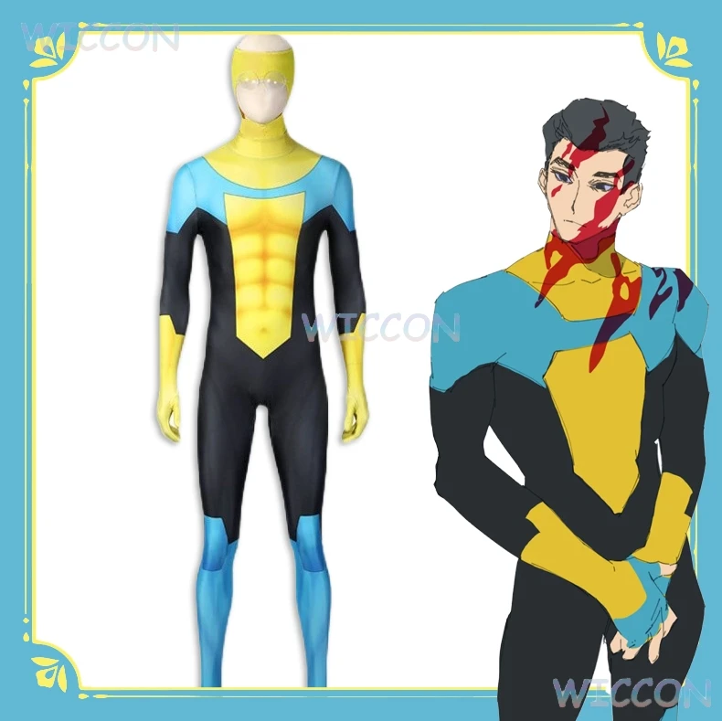 Anime Superhero Outfit InvincibOmni Mark Bodysuit Cosplay Costume Tight Jumpsuit Adult Kids Halloween Cartoon Character Costume
Anime Superhero Outfit InvincibOmni Mark Bodysuit Cosplay Costume Tight Jumpsuit Adult Kids Halloween Cartoon Character Costume