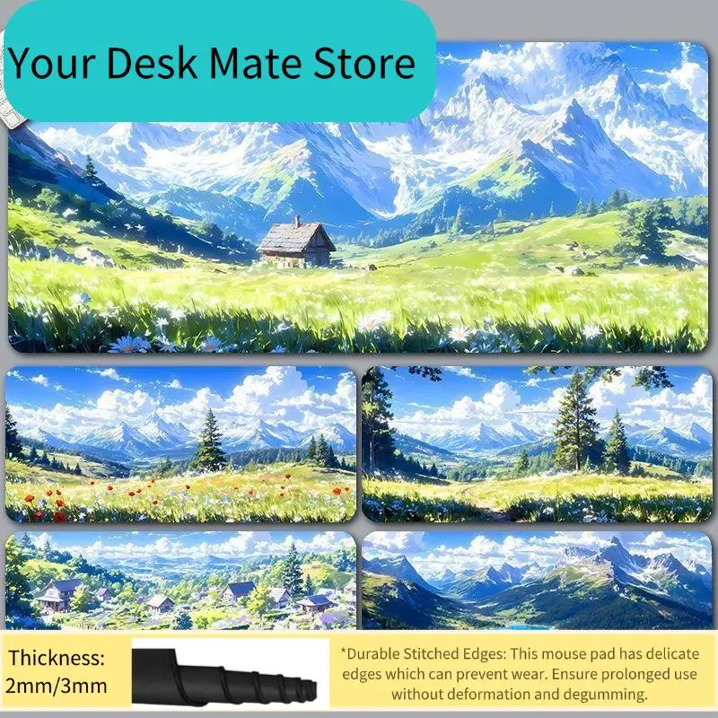 Теплый и уютный коврик для мыши с пейзажным рисунком, очень большой, свежий и милый, для киберспорта, игр, офиса, компьютера, клавиатуры, стола, противоскользящий.
Теплый и уютный коврик для мыши с пейзажным рисунком, очень большой, свежий и милый, для киберспорта, игр, офиса, компьютера, клавиатуры, стола, противоскользящий.