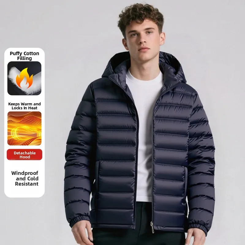 Men's ort Cotton Jaet Winter New Sle Thiened Detachable Hooded Casual Outerwear Stand Fit Busin Gentleman Sle
Men's ort Cotton Jaet Winter New Sle Thiened Detachable Hooded Casual Outerwear Stand Fit Busin Gentleman Sle