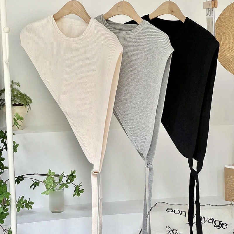 Chic Knitted Shawl Vest Solid Color Warm Triangle Beveled Edge Vest For Blouse Autumn Winter Coat Clothing Accessories
Chic Knitted Shawl Vest Solid Color Warm Triangle Beveled Edge Vest For Blouse Autumn Winter Coat Clothing Accessories