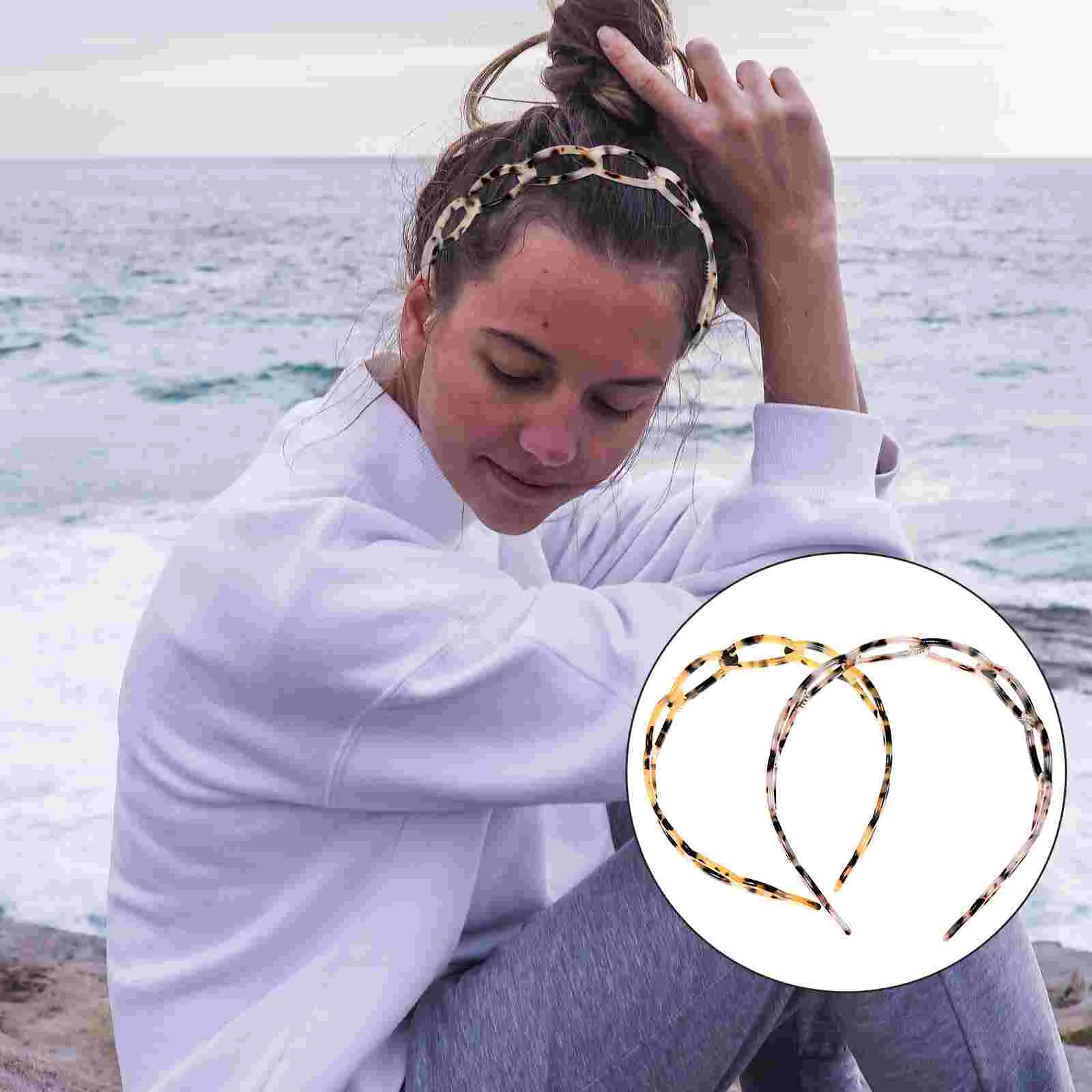 2 Pcs Hollow Hawksbill Headdress Romantic Atmosphere Headbands Teeth Elasticity Hair Accessories Hoop
2 Pcs Hollow Hawksbill Headdress Romantic Atmosphere Headbands Teeth Elasticity Hair Accessories Hoop
