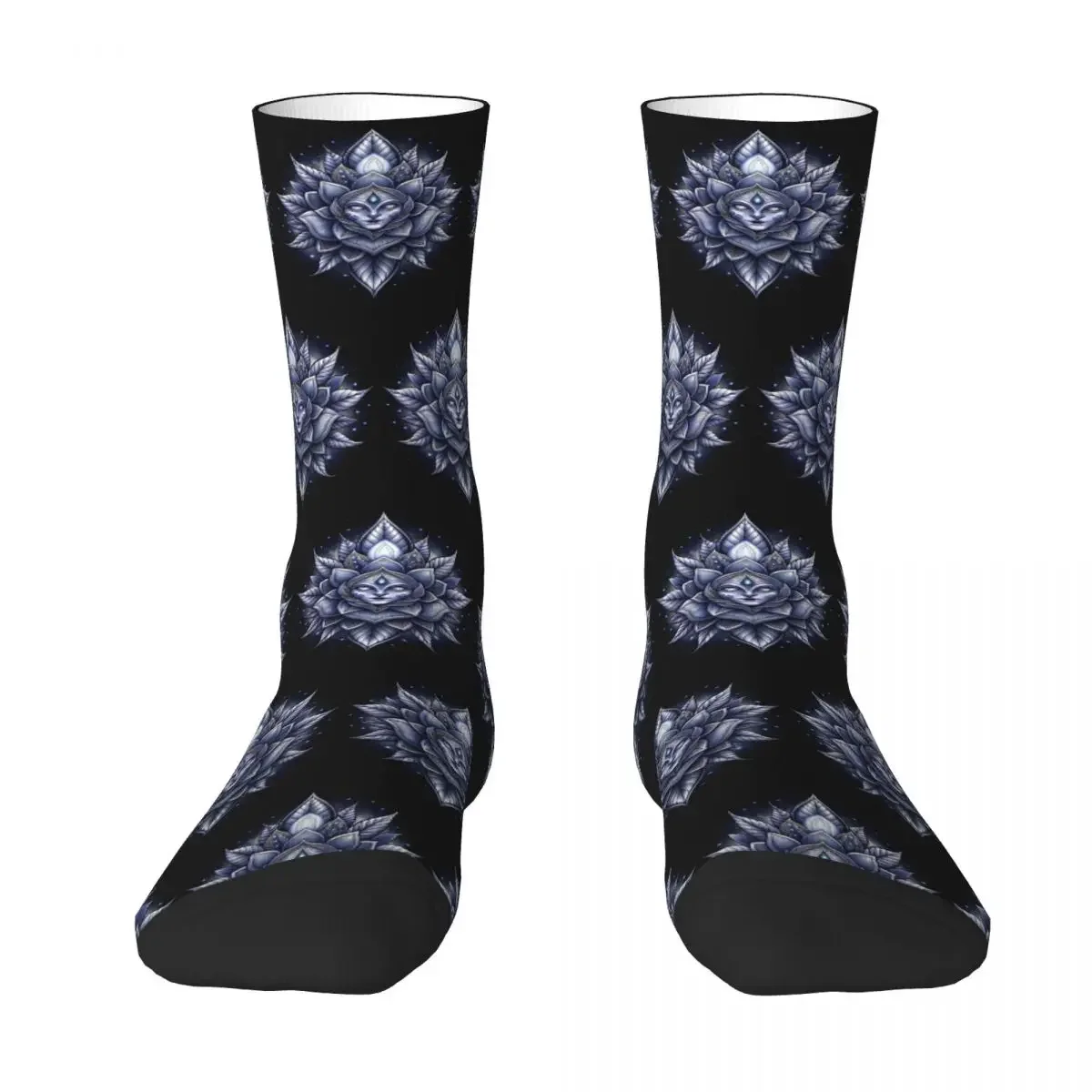 Lotus Meditation Art Ethereal Blue Glow Spirituality Socks Harajuku Stockings All Season Long Socks for Unisex Birthday Present
Lotus Meditation Art Ethereal Blue Glow Spirituality Socks Harajuku Stockings All Season Long Socks for Unisex Birthday Present
