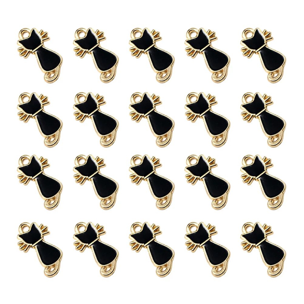 20 Pcs Alloy Cat Earrings Pendant Charm Black Jewelry Making DIY Pendants for Necklace Bracelet Craft Project Accessories Set
20 Pcs Alloy Cat Earrings Pendant Charm Black Jewelry Making DIY Pendants for Necklace Bracelet Craft Project Accessories Set