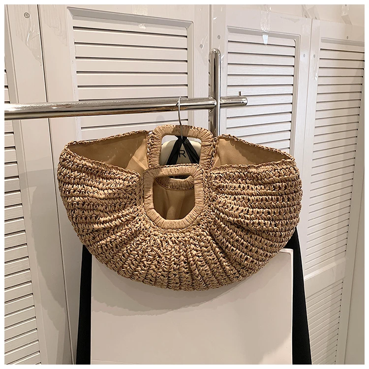 Соломенная сумка-тоут большой вместимости для повседневных поездок, прочная пляжная сумка для отпуска на море, универсальная стильная сумка высокого качества 2026
Соломенная сумка-тоут большой вместимости для повседневных поездок, прочная пляжная сумка для отпуска на море, универсальная стильная сумка высокого качества 2026