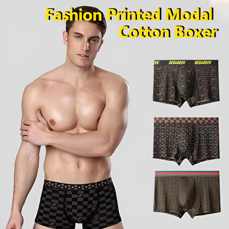 Мужское нижнее белье, шорты с принтом для мальчиков, нижнее белье, дышащие, приятные для кожи, трусы-боксеры с талией, индивидуальные
Мужское нижнее белье, шорты с принтом для мальчиков, нижнее белье, дышащие, приятные для кожи, трусы-боксеры с талией, индивидуальные