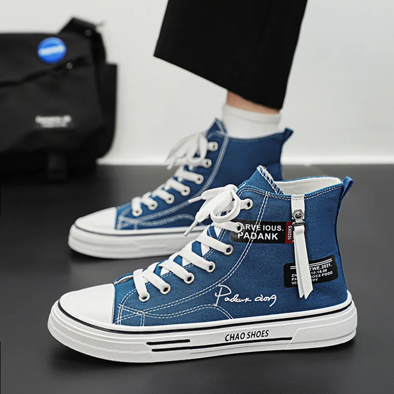 High-Top Canvas Men's Shoes Spring Breathable 2025 New Black Casual Thick Bottom Men's Footwear Student Sport Leisure Board S...
High-Top Canvas Men's Shoes Spring Breathable 2025 New Black Casual Thick Bottom Men's Footwear Student Sport Leisure Board S...