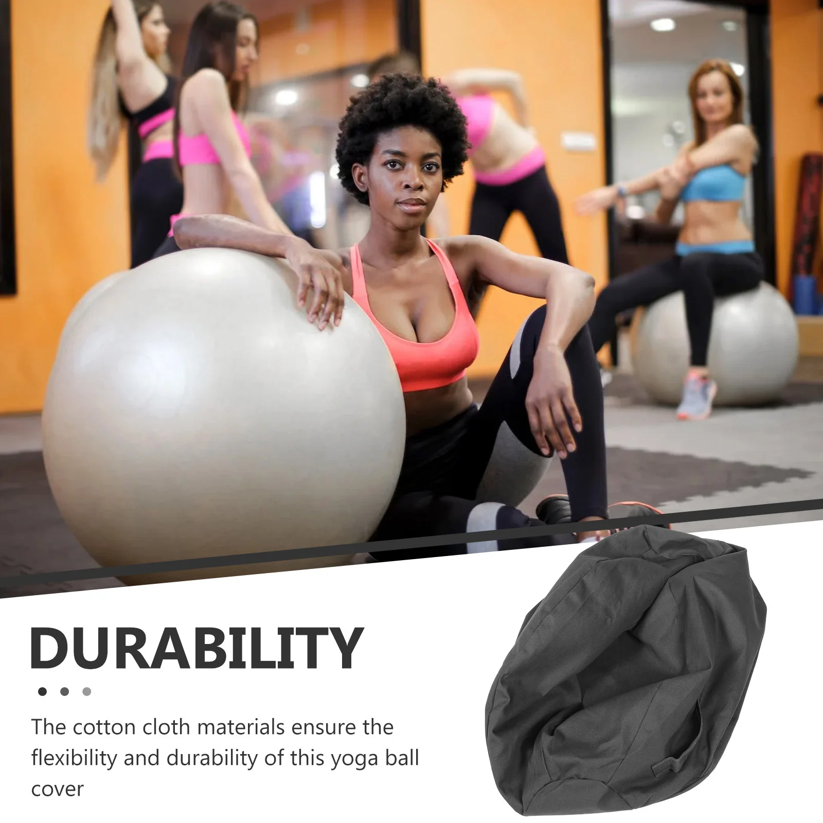 Yoga Ball Sleeve Breathable Cotton Washable Non-Skid Wear-Resistant Protective Cover for Workout Balance Balls
Yoga Ball Sleeve Breathable Cotton Washable Non-Skid Wear-Resistant Protective Cover for Workout Balance Balls