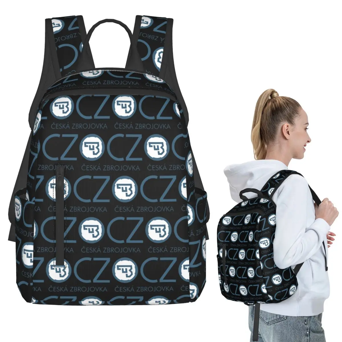Ceska Zbrojovka CZ Backpack Student BookBag Children School Bag Computer Shoulder Bags Boys Girls
Ceska Zbrojovka CZ Backpack Student BookBag Children School Bag Computer Shoulder Bags Boys Girls