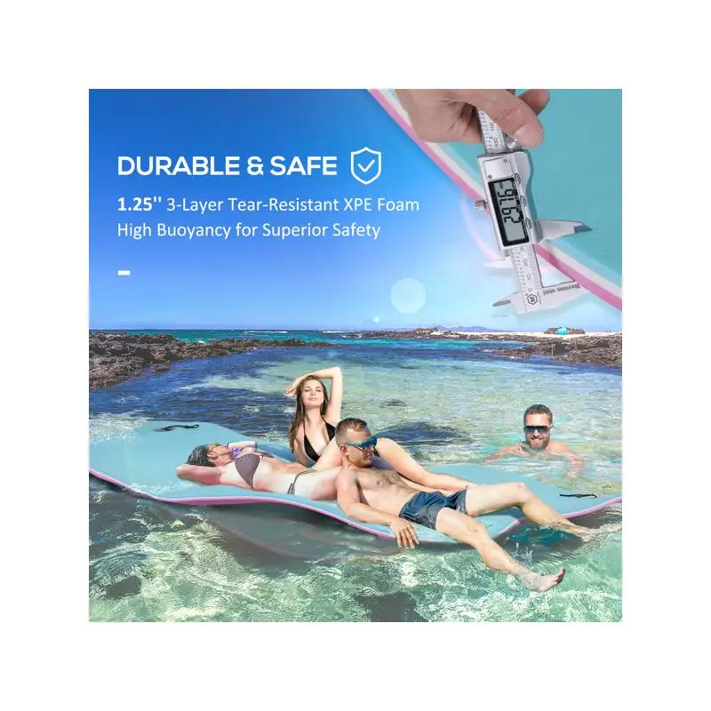 Lily Pad Floating Water Mat for Outdoor Pool Fun, Durable, Non-Slip Surface, Perfect for Family & Friends, Great for Lakes and
Lily Pad Floating Water Mat for Outdoor Pool Fun, Durable, Non-Slip Surface, Perfect for Family & Friends, Great for Lakes and