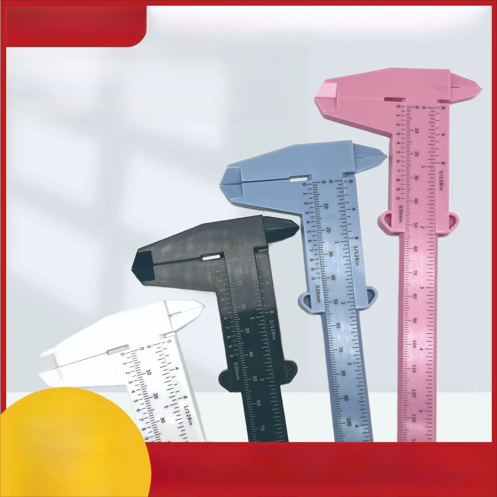 Миниатюрный измерительный инструмент 80-150 мм, пластиковый штангенциркуль с двойной шкалой, для измерения в культурных целях и ювелирных работ
Миниатюрный измерительный инструмент 80-150 мм, пластиковый штангенциркуль с двойной шкалой, для измерения в культурных целях и ювелирных работ