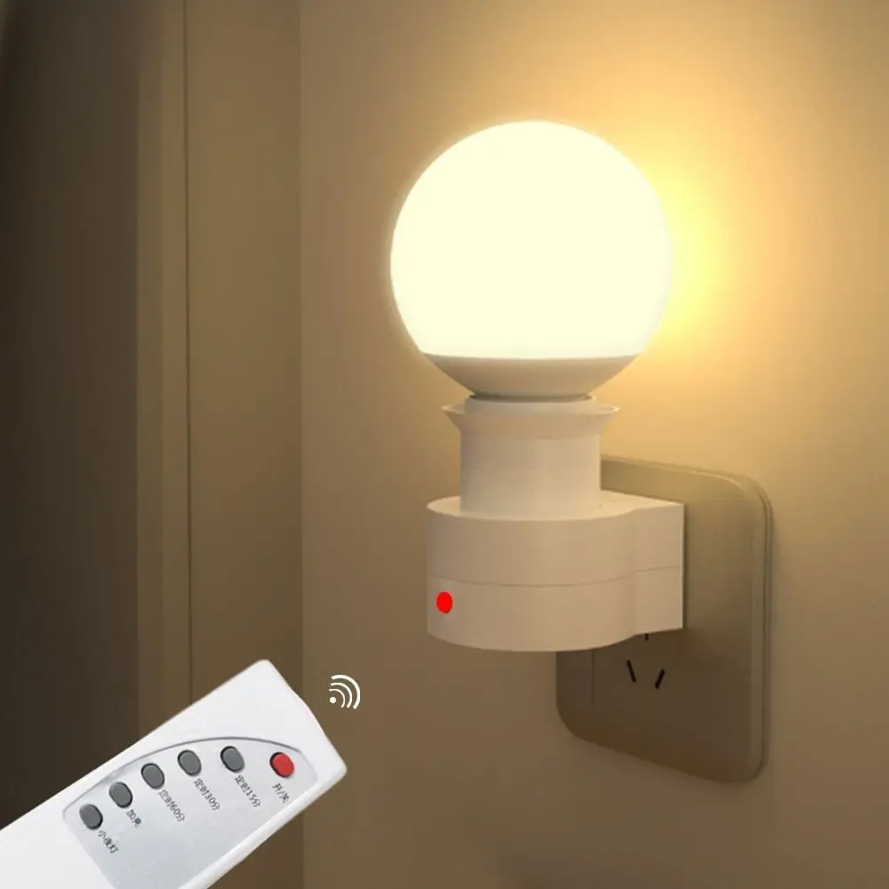 Three modes Dimming Night Light With Switch Lamp Holder LED Remote Control Lights Wall Socket Bedroom Bedside Lamp
Three modes Dimming Night Light With Switch Lamp Holder LED Remote Control Lights Wall Socket Bedroom Bedside Lamp