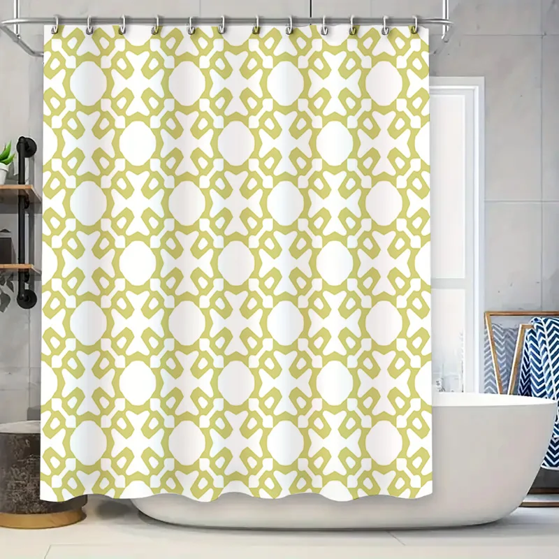 Green White Geometric Shower Curtain for Bathroom Decor in Home Kitchen Towels from Home Garden
Green White Geometric Shower Curtain for Bathroom Decor in Home Kitchen Towels from Home Garden