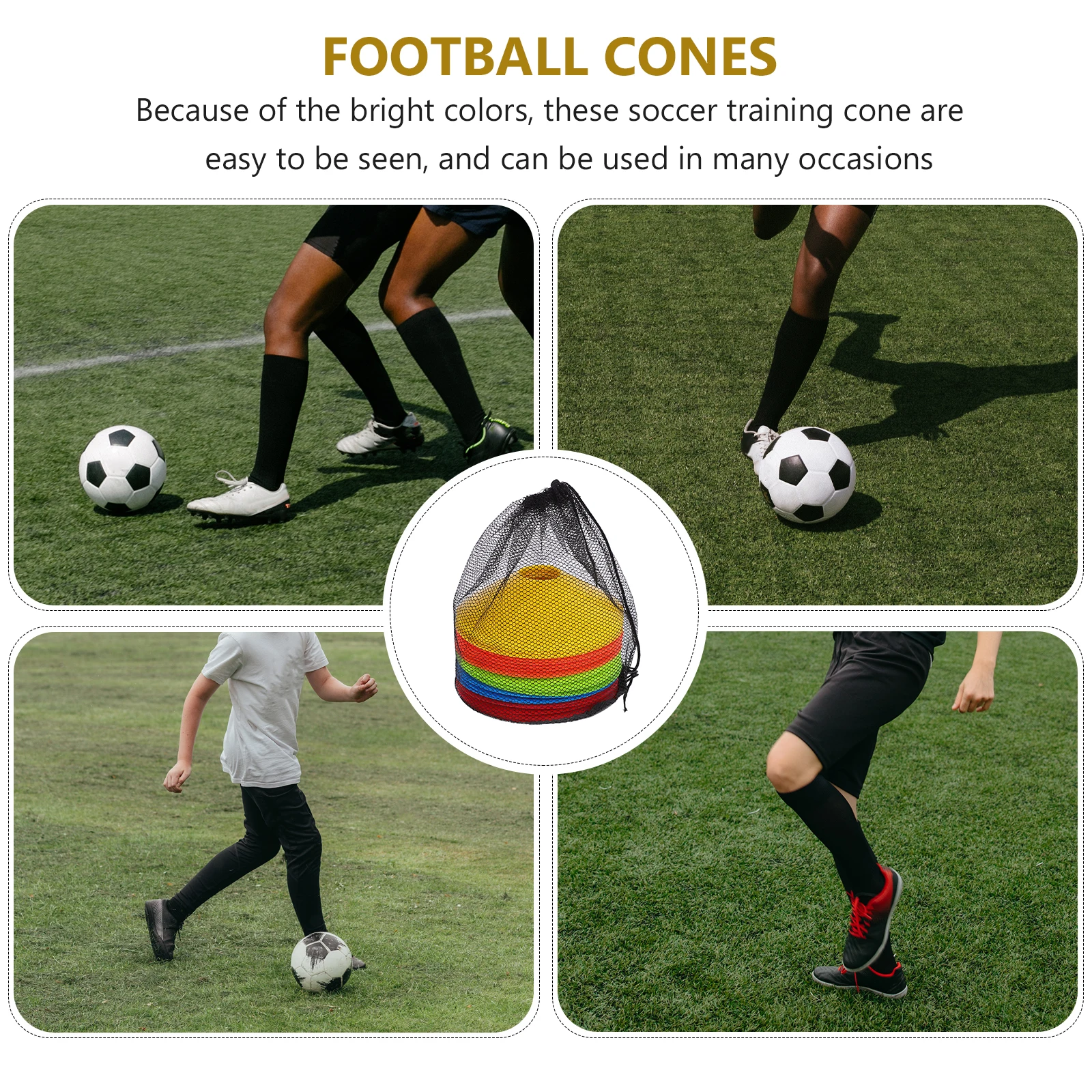 1 set Football Training Disc Set 7 Colors Portable Markers for Kids Sports Activities Basketball Practice Durable PE Material
1 set Football Training Disc Set 7 Colors Portable Markers for Kids Sports Activities Basketball Practice Durable PE Material