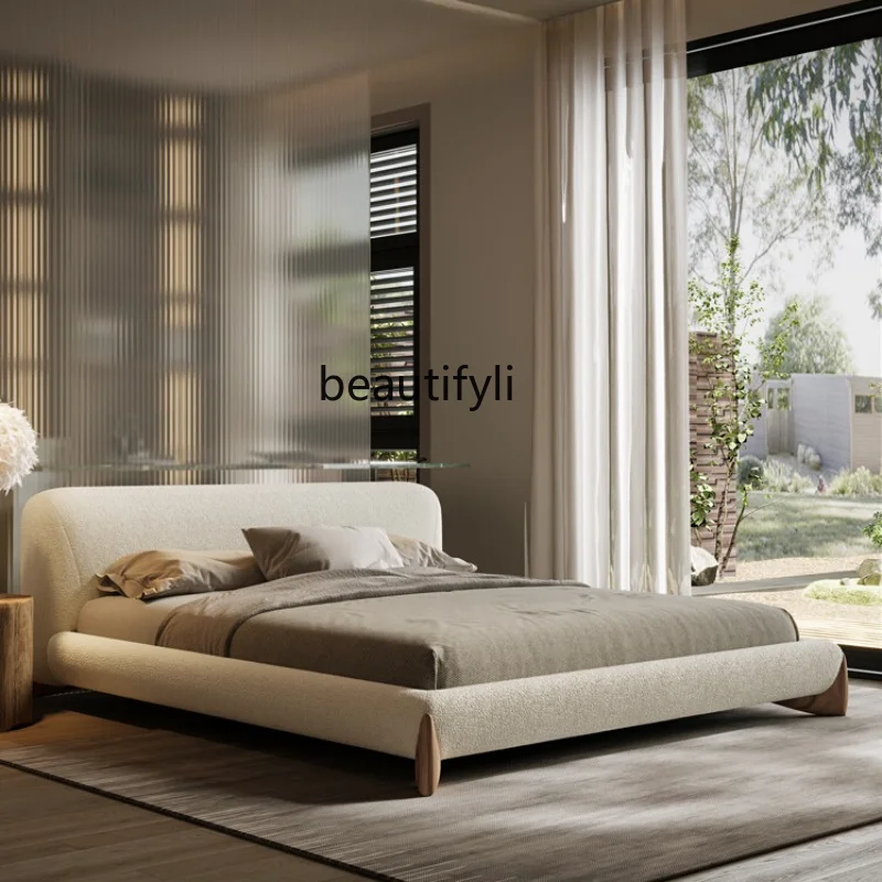 Japanese Style Tatami Double Bed Minimalist Master Bedroom Soft Cushion Lambswool Bed Household Supplies Bedroom Supplies
Japanese Style Tatami Double Bed Minimalist Master Bedroom Soft Cushion Lambswool Bed Household Supplies Bedroom Supplies