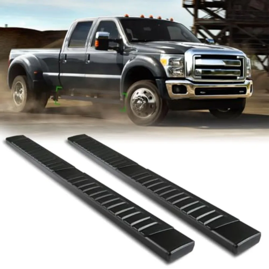 Running Boards for 1999-2016 F-250, 4-Door Side Steps, Black Aluminum, Heavy-Duty Corrosion-Resistant
Running Boards for 1999-2016 F-250, 4-Door Side Steps, Black Aluminum, Heavy-Duty Corrosion-Resistant