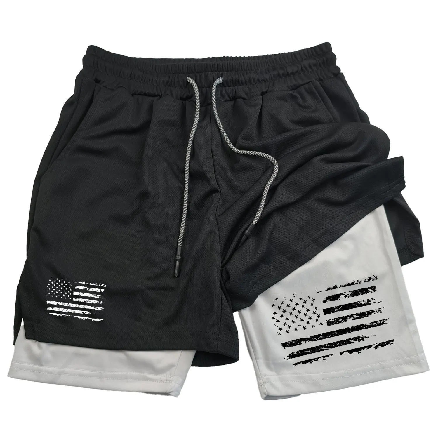 American Flag Print Activewear Shorts | Double-layer quick-drying breathable fabric | Phone pocket + towel strap|Outdoor fitness
American Flag Print Activewear Shorts | Double-layer quick-drying breathable fabric | Phone pocket + towel strap|Outdoor fitness
