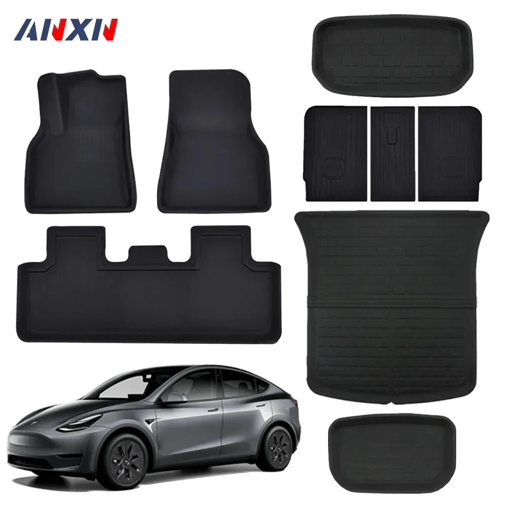 Floor Mats for Tesla Model Y 2024 2025 Model 3 Highland Left Right Driving All Weather Waterproof Trunk Cargo Liner Accessories
Floor Mats for Tesla Model Y 2024 2025 Model 3 Highland Left Right Driving All Weather Waterproof Trunk Cargo Liner Accessories