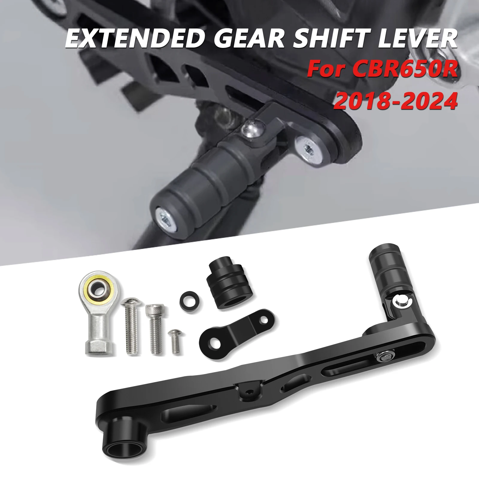For CBR650R CB650R 2018-2024 Motorcycle cbr650r Adjustable gear Shifter Pedal Pegs extended gear Shift Gear Lever Aluminum
For CBR650R CB650R 2018-2024 Motorcycle cbr650r Adjustable gear Shifter Pedal Pegs extended gear Shift Gear Lever Aluminum