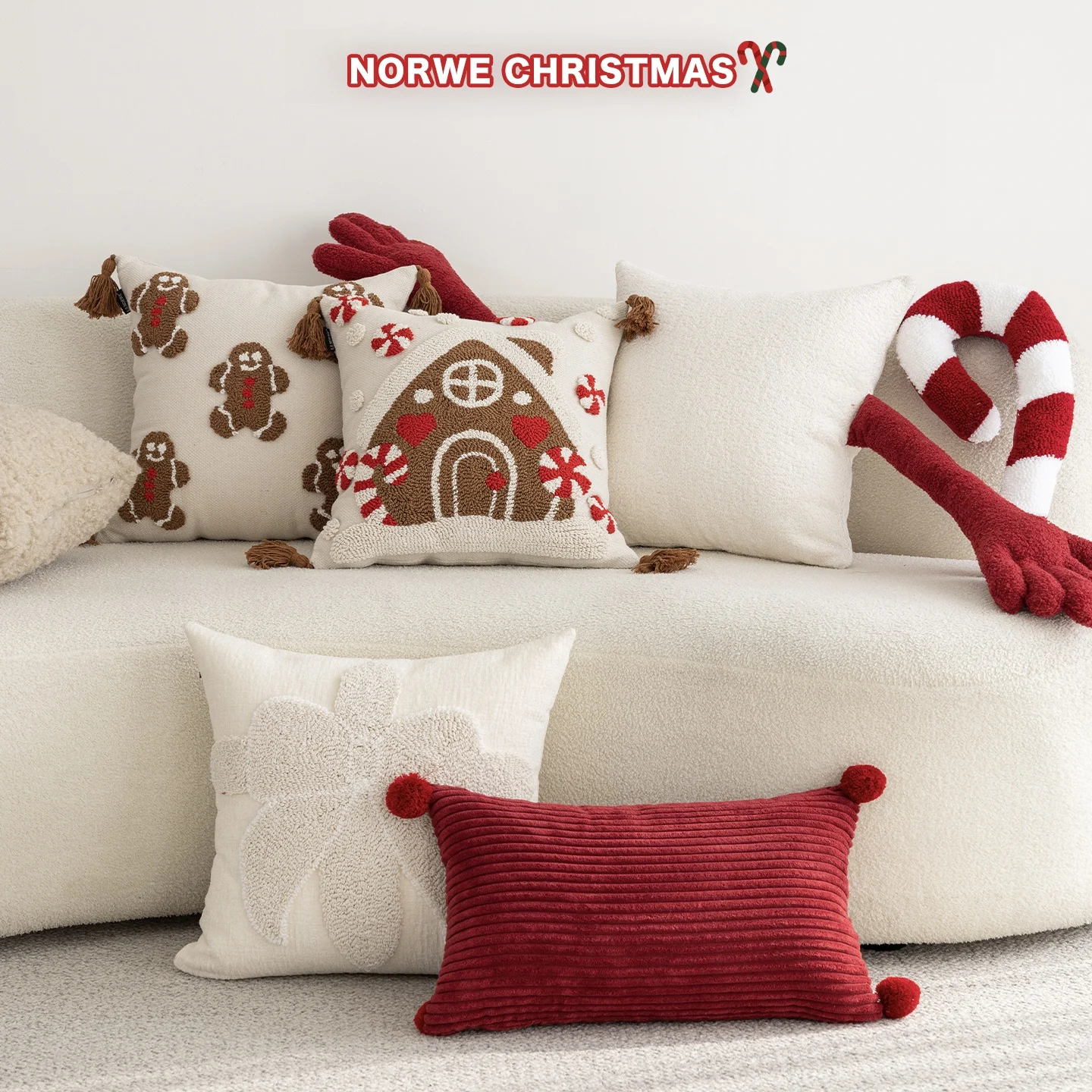 Cisas Decorative Cuion Cute Gingerbread Girl Barest Sofa Living Room Pillow Case Festival Gift Soft Square Long Recta...
Cisas Decorative Cuion Cute Gingerbread Girl Barest Sofa Living Room Pillow Case Festival Gift Soft Square Long Recta...