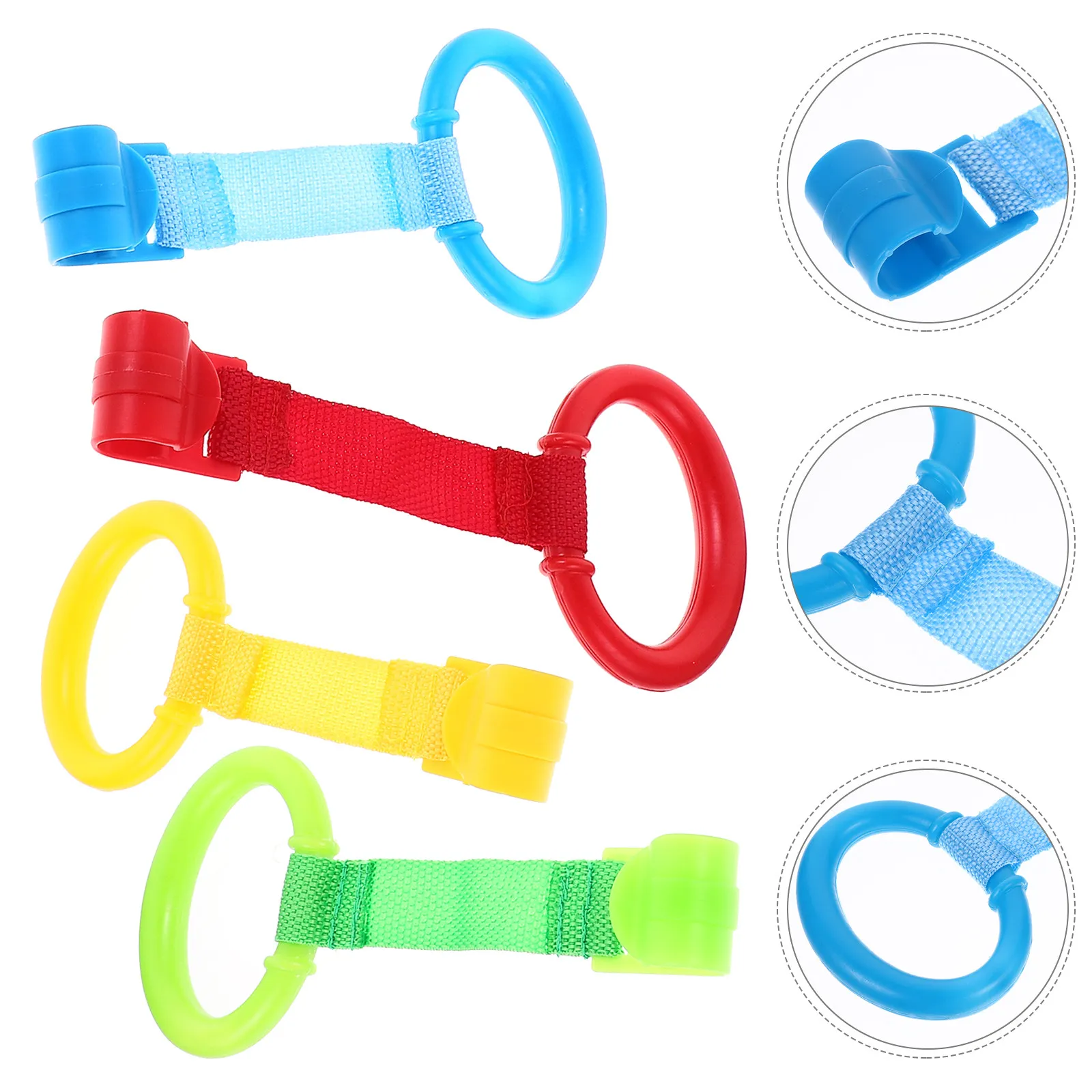 8Pcs Reliable Crib Hand Pull Rings Portable Walking Assistant for Baby Crib and Stroller Pull Ring Bed Hand Rings
8Pcs Reliable Crib Hand Pull Rings Portable Walking Assistant for Baby Crib and Stroller Pull Ring Bed Hand Rings