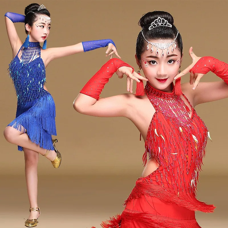 Customized Children's Latin Dance Dress Girl's Cha Cha Ballroom Dance Competition Performance Costume Tassel Dress
Customized Children's Latin Dance Dress Girl's Cha Cha Ballroom Dance Competition Performance Costume Tassel Dress