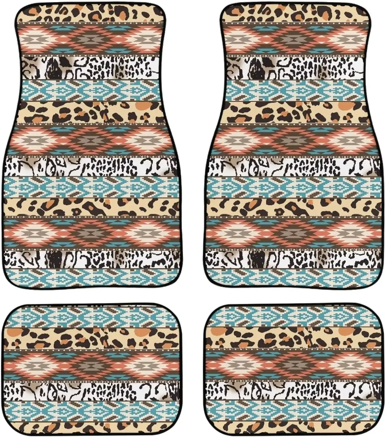 Binienty Aztec автомобильные коврики резиновые с леопардовым принтом автомобильные декоративные коврики набор из 4 автомобильных напольных ковриков
Binienty Aztec автомобильные коврики резиновые с леопардовым принтом автомобильные декоративные коврики набор из 4 автомобильных напольных ковриков