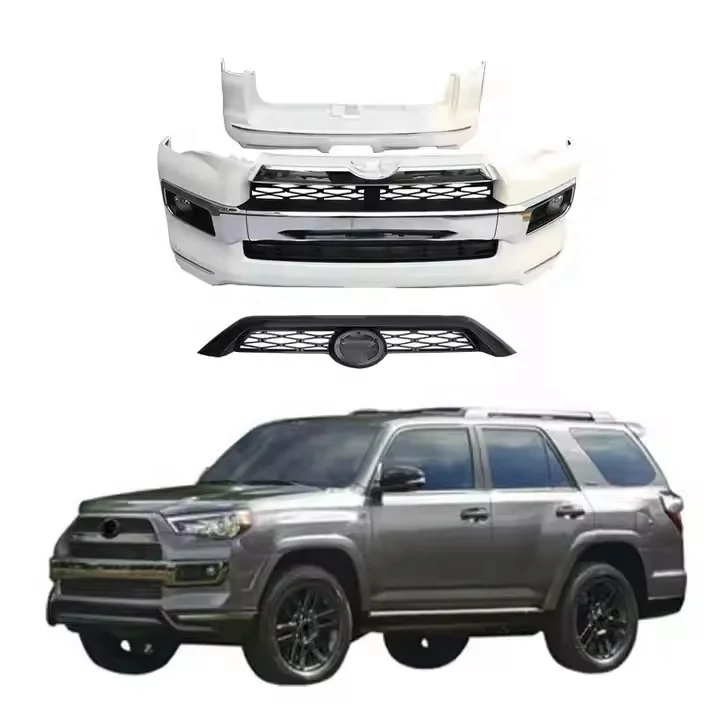 PP Plastic Car Bumper for Toyota 4Runner 2014-2020 Upgrade Limited Style Front Bumper Rear Bumper Grille Car Bodykit
PP Plastic Car Bumper for Toyota 4Runner 2014-2020 Upgrade Limited Style Front Bumper Rear Bumper Grille Car Bodykit