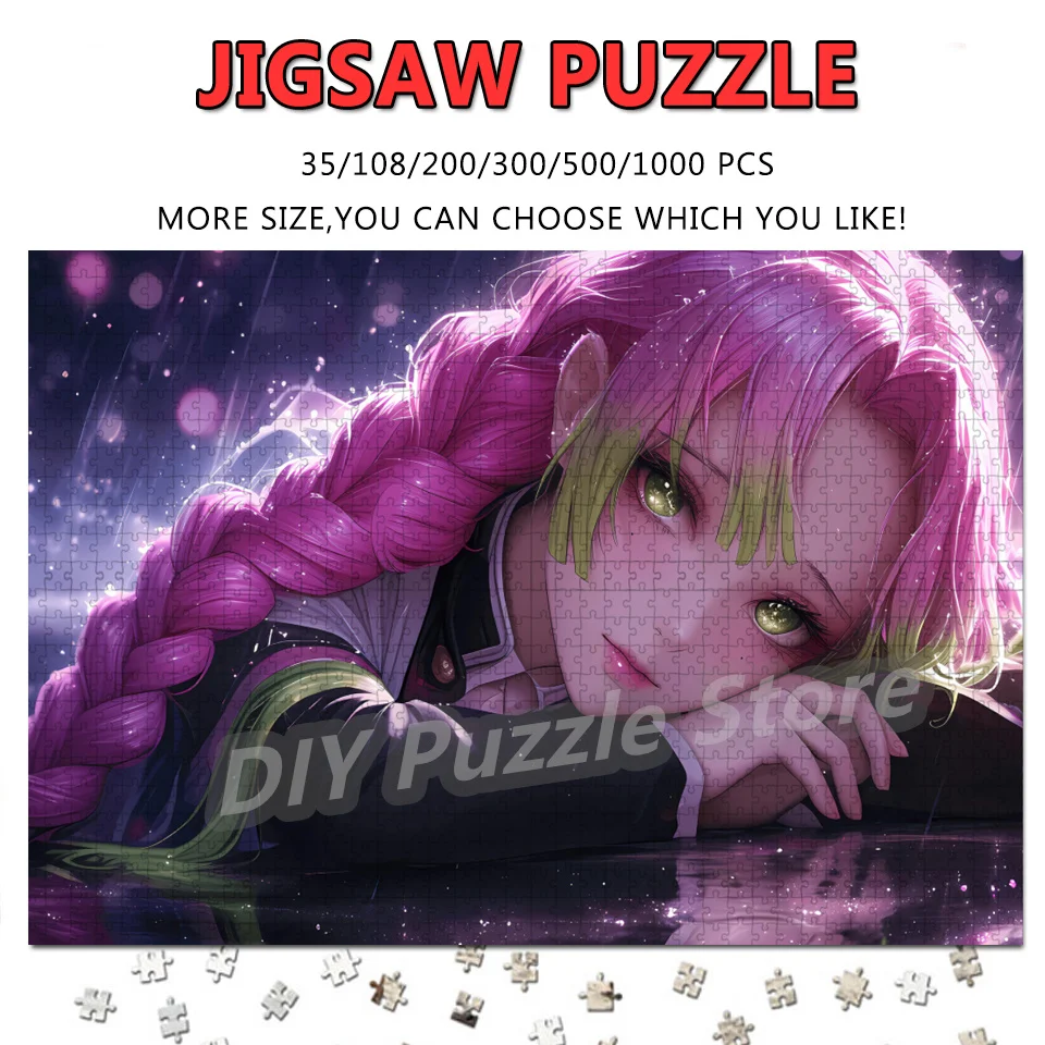 Mitsuri Kanroji Demon Slayer Anime Characters Jigsaw Puzzles 108/200/300/500/1000/1500 Pcs Puzzles for Adults Educationla Toys
Mitsuri Kanroji Demon Slayer Anime Characters Jigsaw Puzzles 108/200/300/500/1000/1500 Pcs Puzzles for Adults Educationla Toys