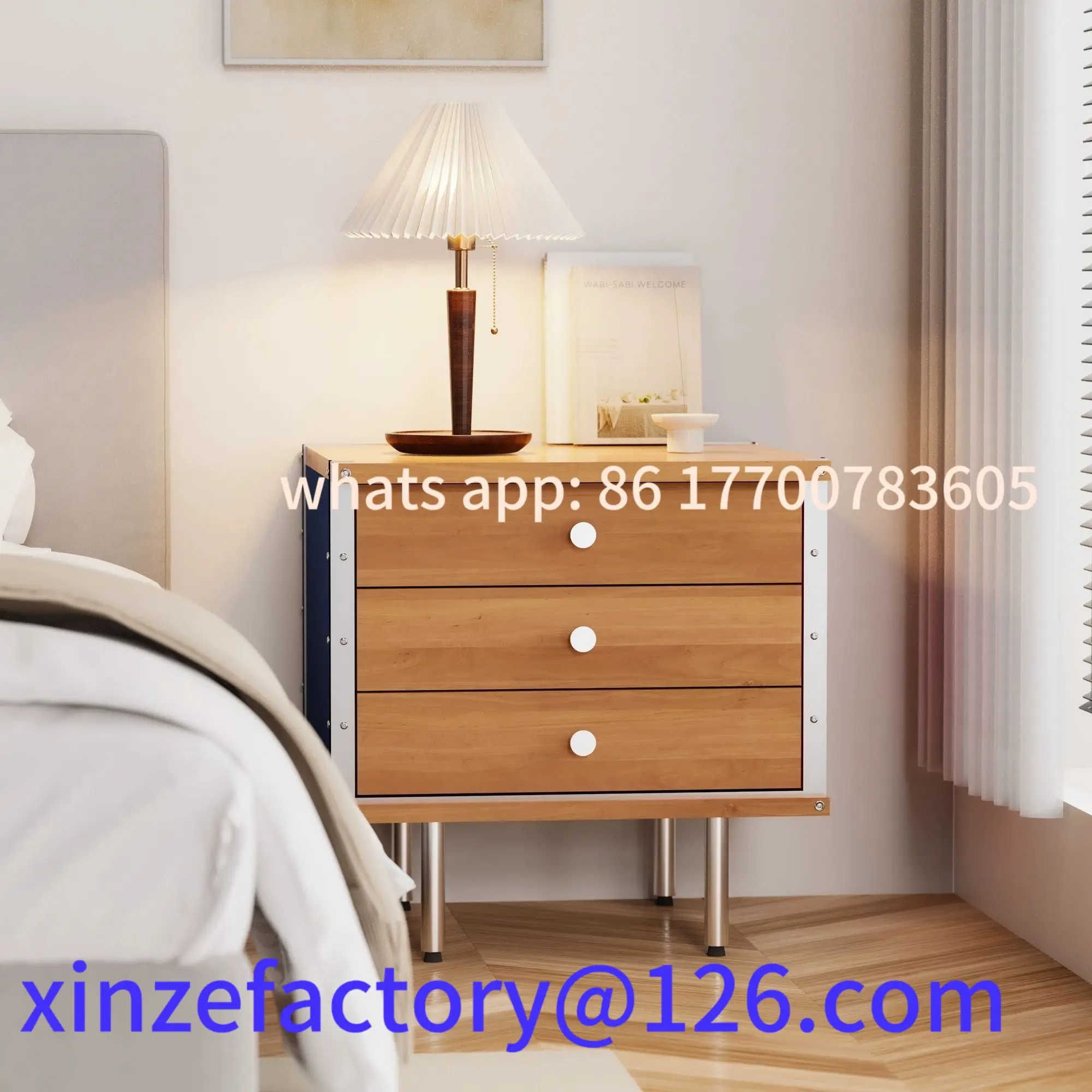Customizable Light Luxury Bedside Table Living Room Sofa Side Cabinet Creative Contrast Color Bedside Cabinets
Customizable Light Luxury Bedside Table Living Room Sofa Side Cabinet Creative Contrast Color Bedside Cabinets