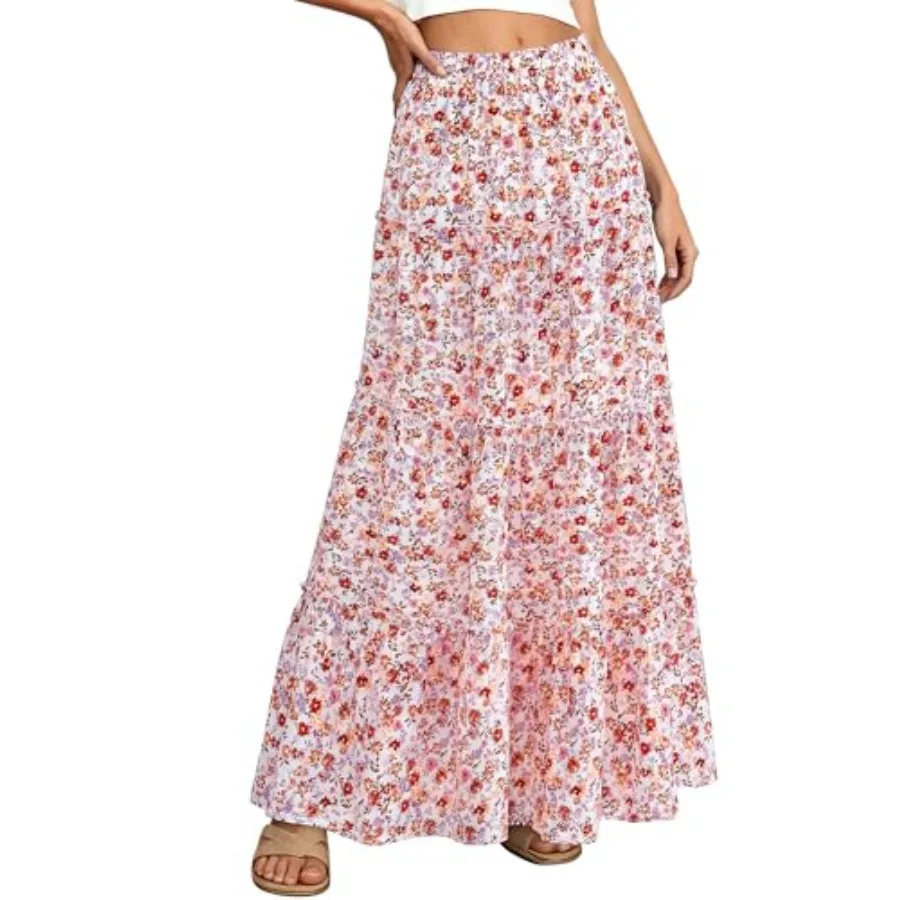 BTFBM Maxi Skirts for Women Summer Spring 2026 Elastic Waist Tie Flowy Beach Vacation Outfits Boho Long Skirt
BTFBM Maxi Skirts for Women Summer Spring 2026 Elastic Waist Tie Flowy Beach Vacation Outfits Boho Long Skirt