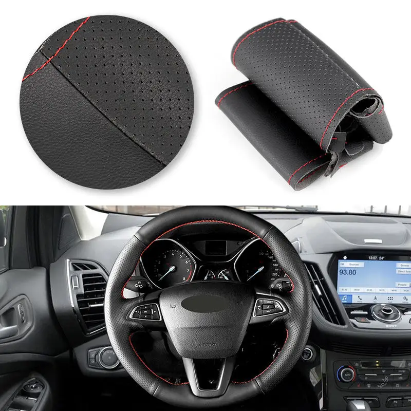 Внутренние аксессуары автомобиля, кожаный чехол на руль для Ford Focus 3 2015 2016-2018 Escape C-MAX Ecosport Kuga 2018 2019
Внутренние аксессуары автомобиля, кожаный чехол на руль для Ford Focus 3 2015 2016-2018 Escape C-MAX Ecosport Kuga 2018 2019