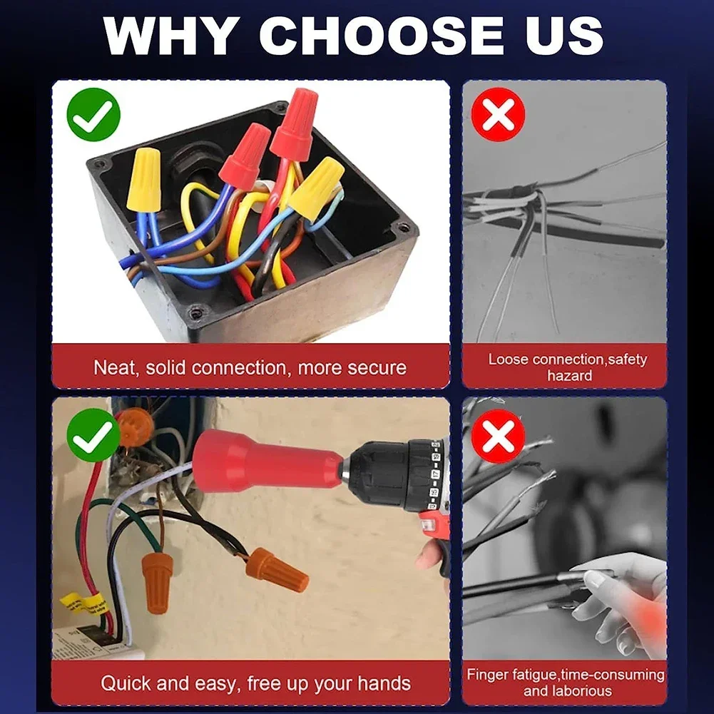 1set Wire Twisting Tools Electric Wire Swivel Winding Connector Wire Twister For Power Drill Drivers Twisted Connector Hand Tool
1set Wire Twisting Tools Electric Wire Swivel Winding Connector Wire Twister For Power Drill Drivers Twisted Connector Hand Tool