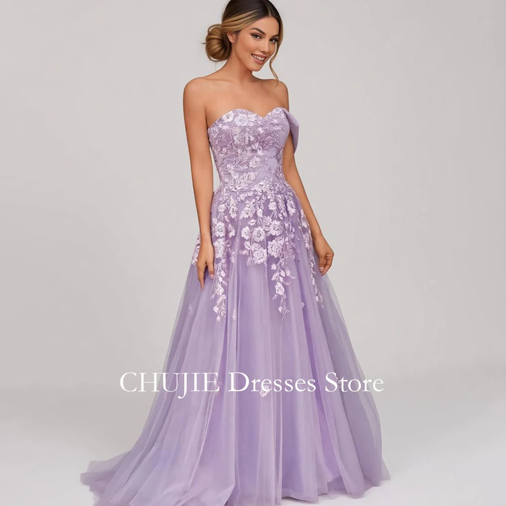 Lilac Lace Applique Women Prom Dress One SHoulder Evening Dresses A Line Wedding Party Gown Celebirty Birthday Dress Customized
Lilac Lace Applique Women Prom Dress One SHoulder Evening Dresses A Line Wedding Party Gown Celebirty Birthday Dress Customized