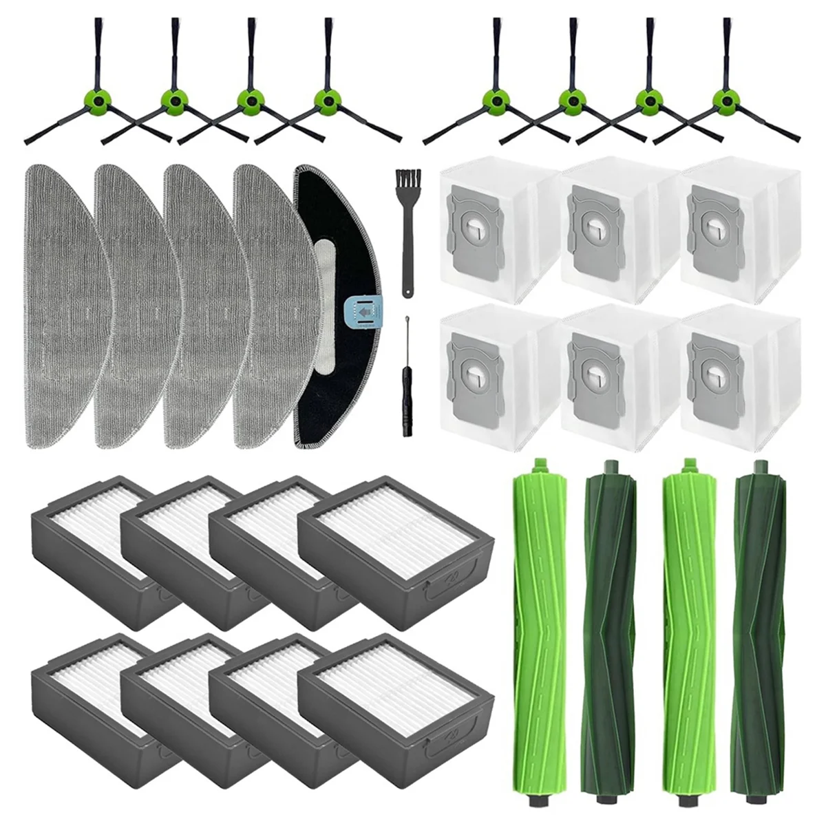 A78E-Replacement Parts for Roomba Combo J5+ I5+ Plus Vacuum Accessories Roller Brushes Filters Mop Pad Side Brush Dust Bags
A78E-Replacement Parts for Roomba Combo J5+ I5+ Plus Vacuum Accessories Roller Brushes Filters Mop Pad Side Brush Dust Bags