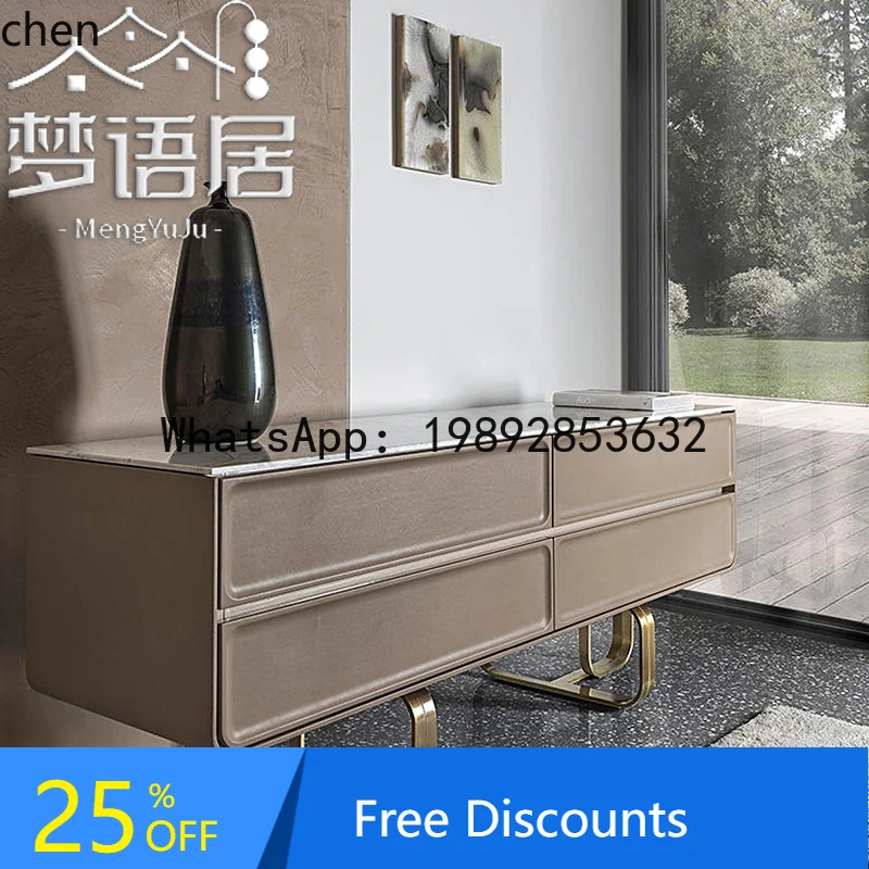 light luxury solid wood modern stainless steel metal decorative marble countertop audio-visual cabinet
light luxury solid wood modern stainless steel metal decorative marble countertop audio-visual cabinet