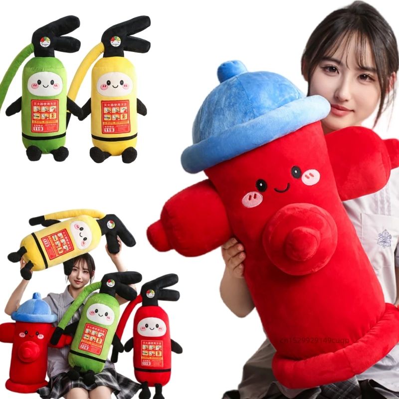 Cartoon Cute Fire Tools Plush Dolls Pillows Colorful Fire Extinguishers Fire Hydrants Plush Toys Home Decor Gift For Children
Cartoon Cute Fire Tools Plush Dolls Pillows Colorful Fire Extinguishers Fire Hydrants Plush Toys Home Decor Gift For Children