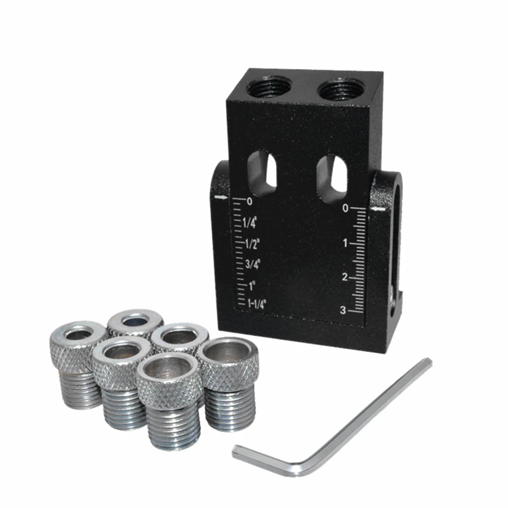 Oblique Hole Locator 15 Degree Angle Pocket Hole Jig Kit Drill Guide Puncher Set
Oblique Hole Locator 15 Degree Angle Pocket Hole Jig Kit Drill Guide Puncher Set