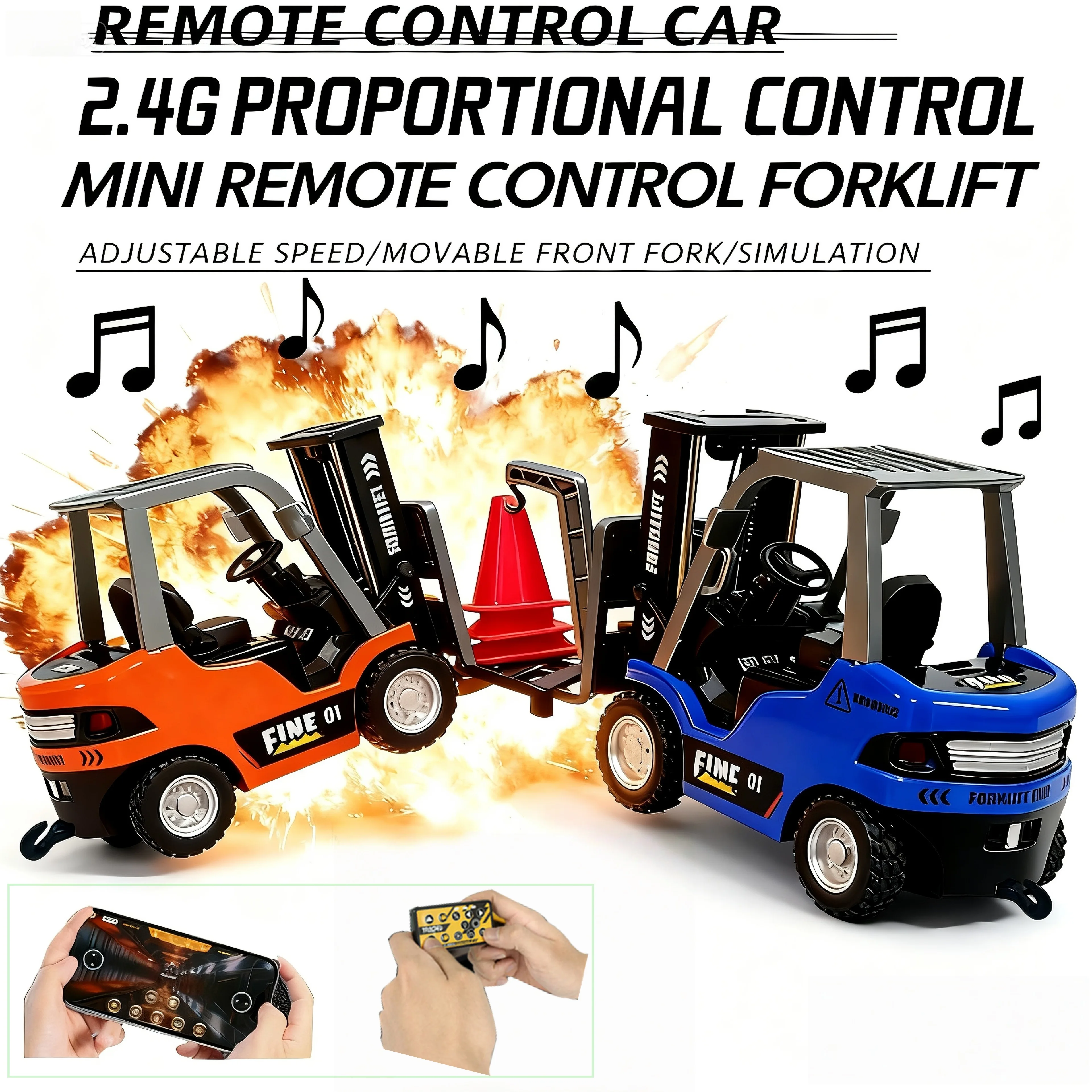 MINI Control Truck Alloy Construction Forklift Crane Toy Model With APP Control Boys Children Educational Toys
MINI Control Truck Alloy Construction Forklift Crane Toy Model With APP Control Boys Children Educational Toys