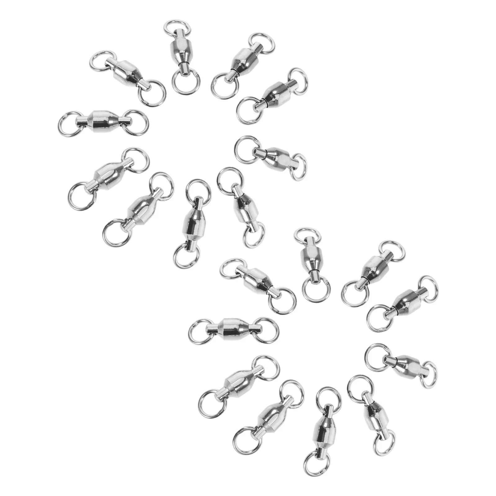 20Pcs Metal Swivel Snap Hooks Detachable Ball Bearing Swivel Connectors for Fishing Lanyard Parrot Chain DIY Crafts Jewelry
20Pcs Metal Swivel Snap Hooks Detachable Ball Bearing Swivel Connectors for Fishing Lanyard Parrot Chain DIY Crafts Jewelry