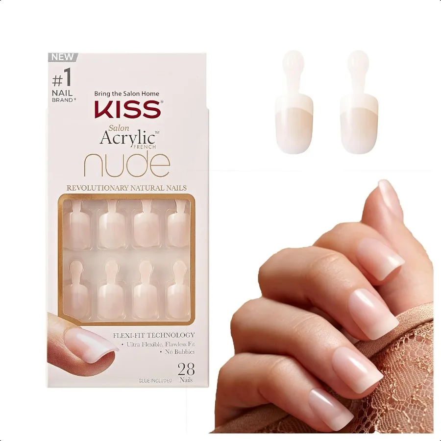 KISS Salon Acrylic Nude French Tip Pr On Nails Короткие захватывающие бежевые крилы В комплект входят 28 накладных ногтей Клей для ногтей 2 г 1 маникюр
KISS Salon Acrylic Nude French Tip Pr On Nails Короткие захватывающие бежевые крилы В комплект входят 28 накладных ногтей Клей для ногтей 2 г 1 маникюр