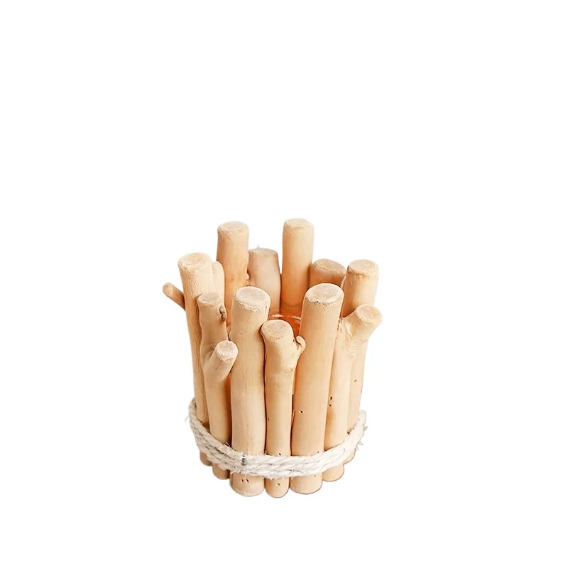 Handmade wooden candle holder home decoration European retro ornament romantic candlelight dinner wedding gift props
Handmade wooden candle holder home decoration European retro ornament romantic candlelight dinner wedding gift props