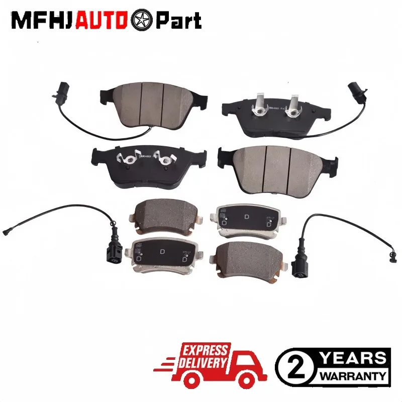 For Bentley Continental Gt Gtc Flying Spur 2004-2018 Front +Rear Brake Pads Full Set 3W5698451A, 3W0698151P
For Bentley Continental Gt Gtc Flying Spur 2004-2018 Front +Rear Brake Pads Full Set 3W5698451A, 3W0698151P