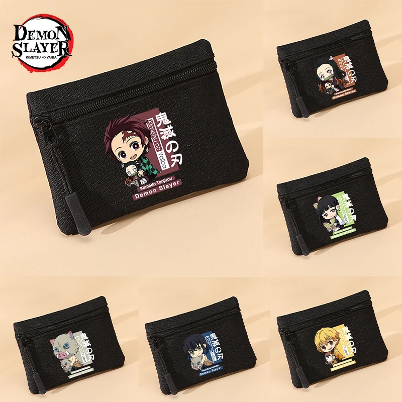 Demon Slayer Mini Wallet Man Women Anime Cartoon Print Oxford Cloth Coin Purses Portable Zip Headphone Miscellaneous Storage Bag
Demon Slayer Mini Wallet Man Women Anime Cartoon Print Oxford Cloth Coin Purses Portable Zip Headphone Miscellaneous Storage Bag
