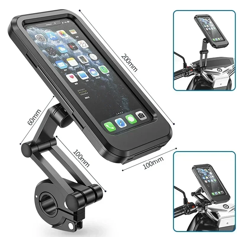 New Motorcycle Mobile Phone Navigation Holder Universal Waterproof 360° Swivel Adjustable for Bicycle Motorcycle Support
New Motorcycle Mobile Phone Navigation Holder Universal Waterproof 360° Swivel Adjustable for Bicycle Motorcycle Support