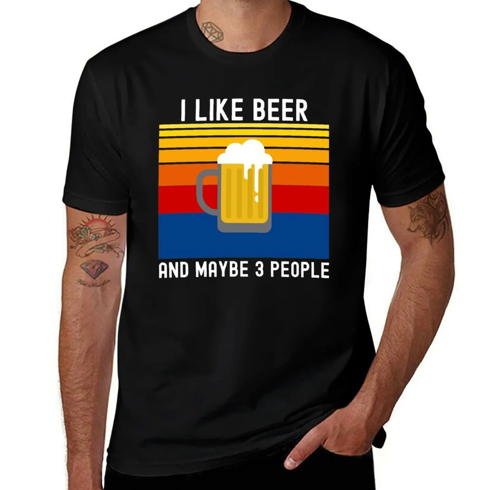 i like beer and maybe 3 people T-Shirt Soft Touch Basic Cotton T-Shirt
i like beer and maybe 3 people T-Shirt Soft Touch Basic Cotton T-Shirt