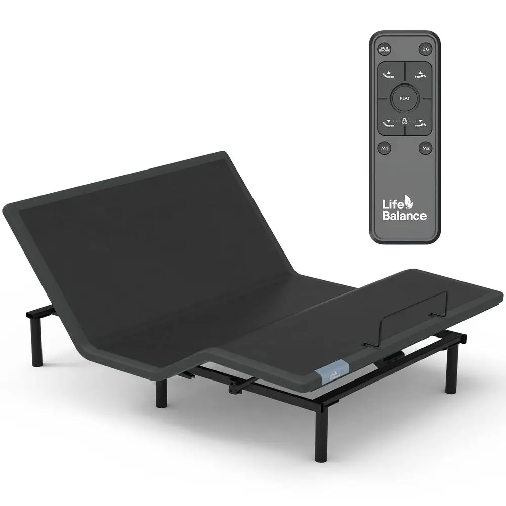 Bed Frame Queen, Head amp Foot Incline with Wireless Remote, Zero Gravity amp AntiSnore Modes, Adjustable Height Bed Base, Back
Bed Frame Queen, Head amp Foot Incline with Wireless Remote, Zero Gravity amp AntiSnore Modes, Adjustable Height Bed Base, Back