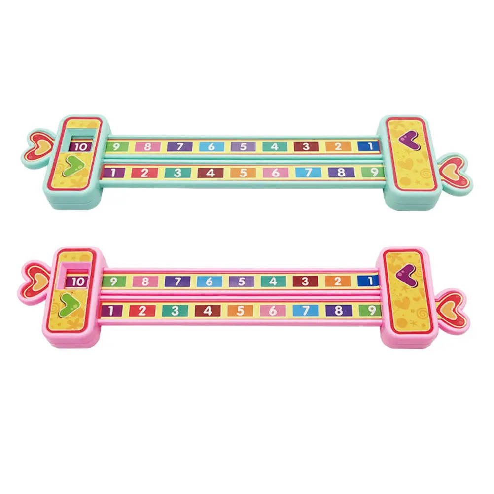 3Pcs Addition Subtraction Analyzer Numbers Matching Ruler Clear Digital Early Education Math Learning Aid Plastic