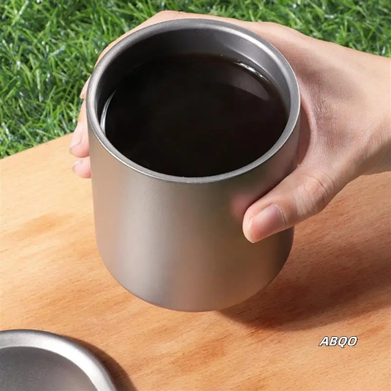 2X 450Ml Double Wall Titanium Water Cup Coffee Tea Mug For Home Office Outdoor Camping Hiking Picnic Without Handle
2X 450Ml Double Wall Titanium Water Cup Coffee Tea Mug For Home Office Outdoor Camping Hiking Picnic Without Handle