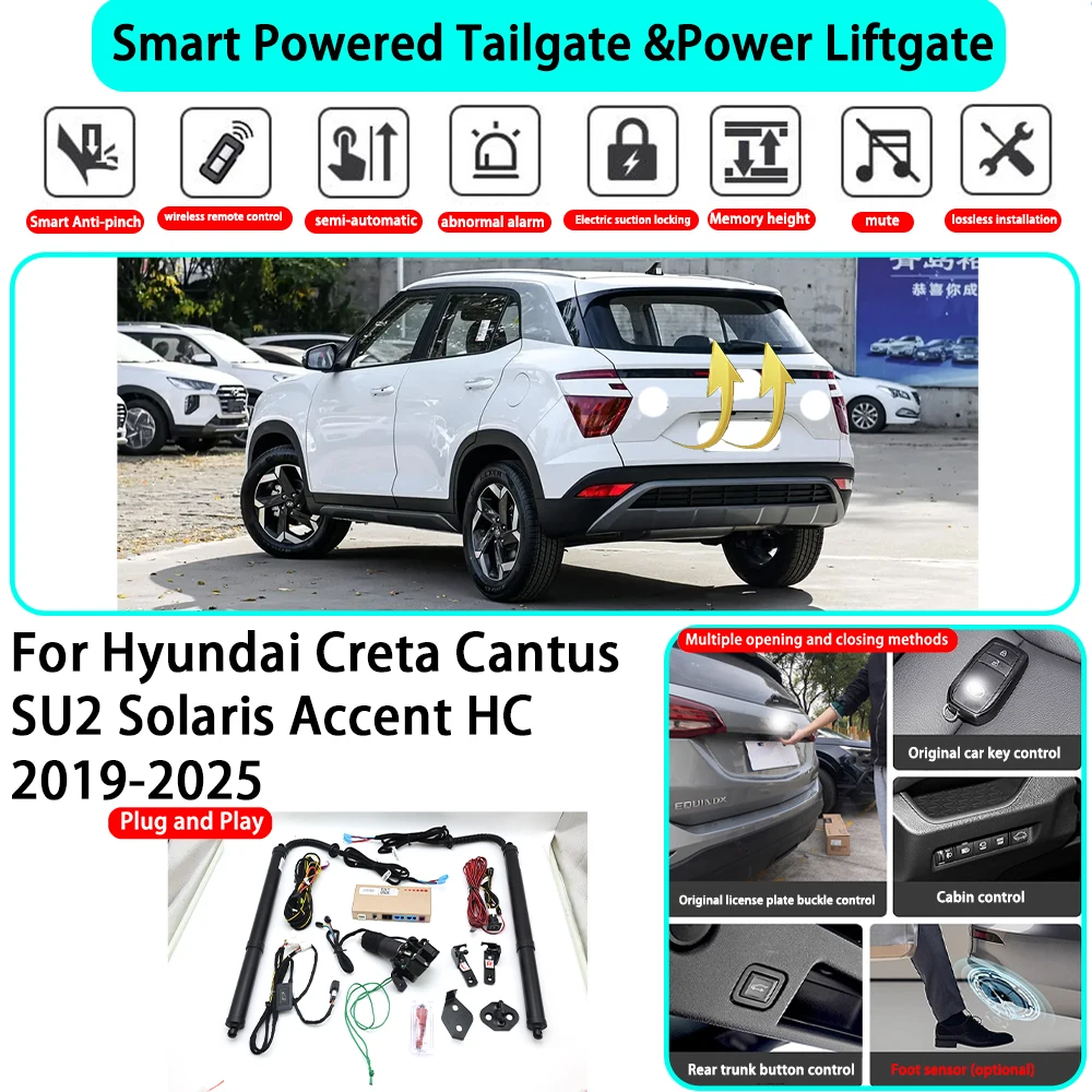 for Hyundai Creta Cantus SU2 Solaris Accent HC 2019-2025 OEM Smart Automatic Powered Tailgate Electric Power Tailgate Lift Kit
for Hyundai Creta Cantus SU2 Solaris Accent HC 2019-2025 OEM Smart Automatic Powered Tailgate Electric Power Tailgate Lift Kit